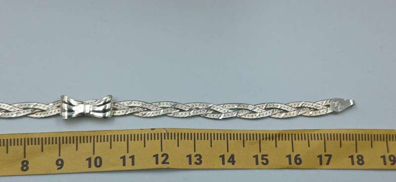 Sterling Silver Braided Bracelet