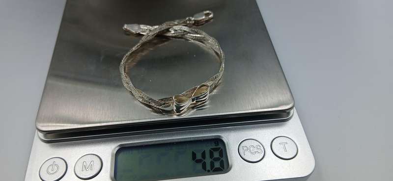 Sterling Silver Braided Bracelet