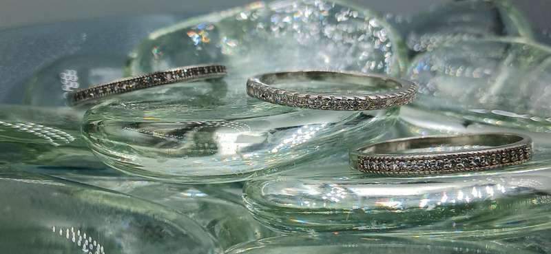 Lot of 3 Sterling Silver Rings