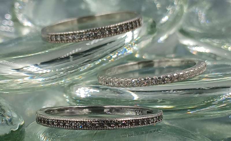 Lot of 3 Sterling Silver Rings
