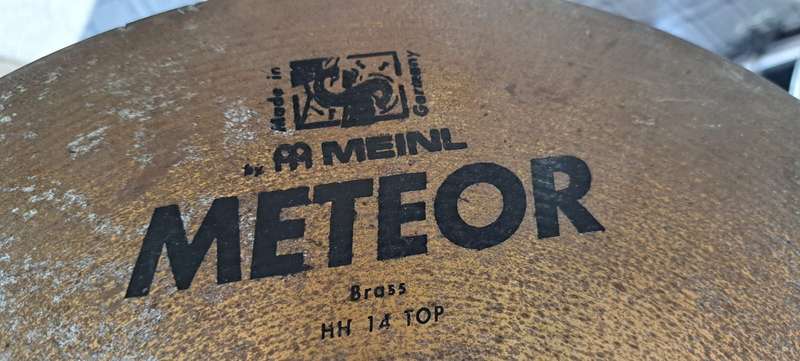 Meinl Meteor Hi-hats 14" made in Germany * VINTAGE *