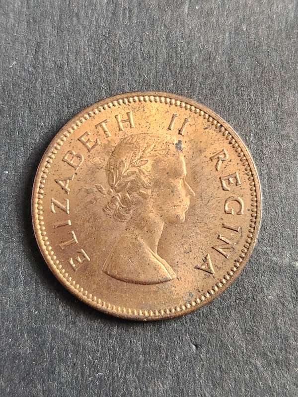Union 1/2 Penny 1958 EF+/UNC - as per photograph