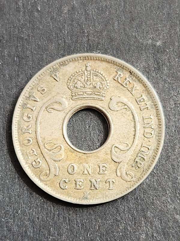 East Africa and Uganda Protectorates One Cent 1912 - as per photograph