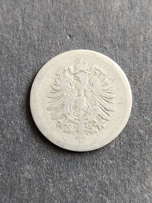 Deutsches Reich 5 Pfennig 1874 - as per photograph
