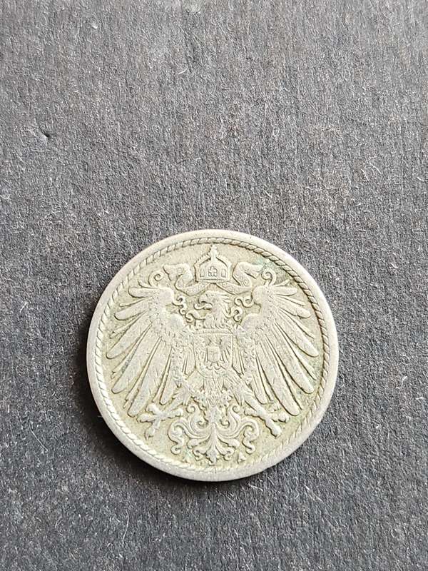 Deutsches Reich 5 Pfennig 1905 - as per photograph