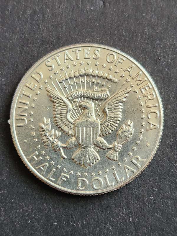 USA Kennedy 1/2 Dollar 1967 Silver UNC - as per photograph