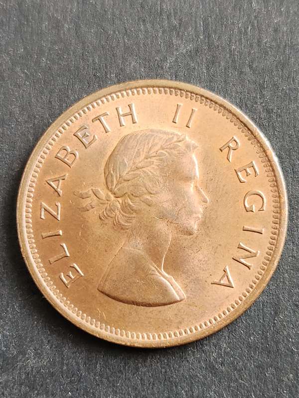 Union Penny 1955 EF+/UNC - as per photograph