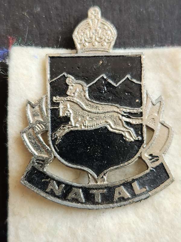 Natal Rugby Union Pin Badge- as per photograph