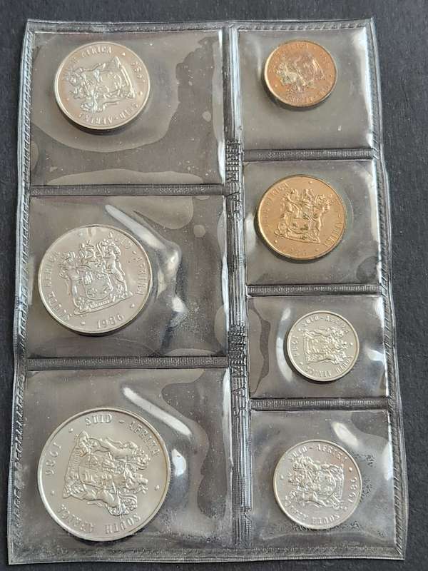 SA Mint Pack 1986 - as per photograph