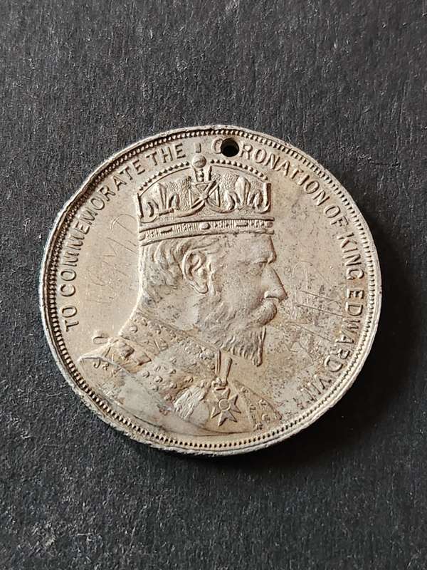 Natal 1902 Coronation of King Edward VIII Medal - missing ring/ribbon - as per photograph