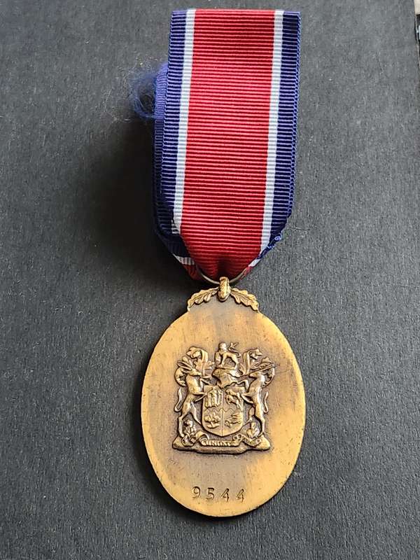 John Chard Full Size Bronze Medal (9544) - as per photograph