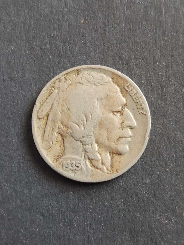 USA Buffalo Nickel 1935 - as per photograph