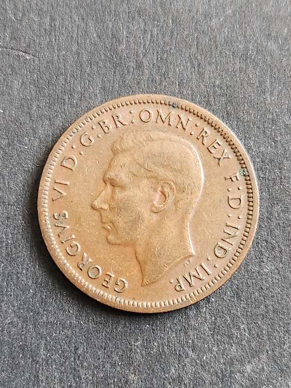 Australia 1/2 Penny 1943 - as per photograph