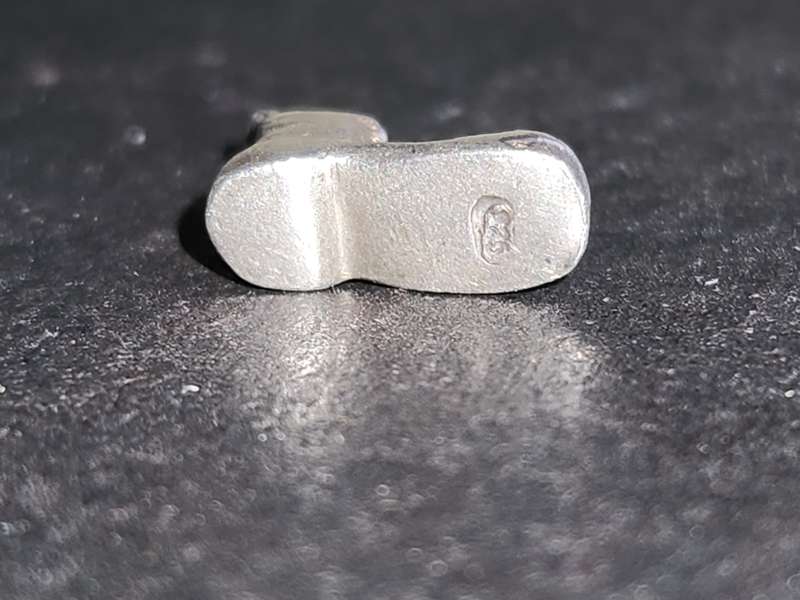 Vintage Silver Boot Charm 1.2g - as per photograph
