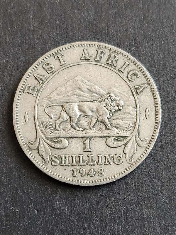 East Africa 1 Shilling 1948 - as per photograph