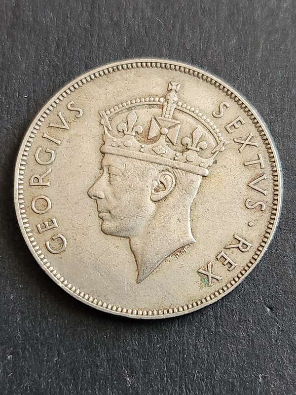 East Africa 1 Shilling 1949 - as per photograph