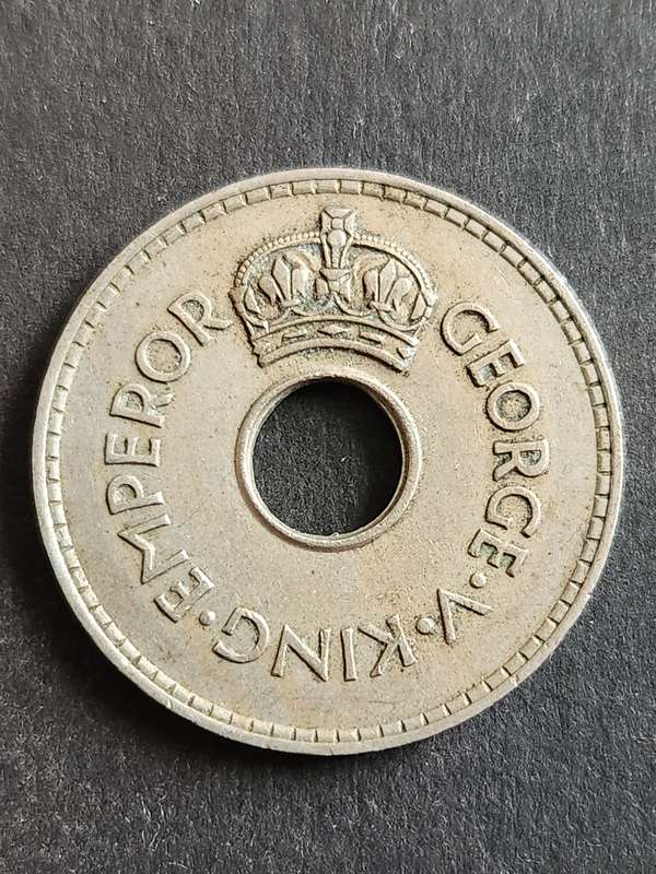 Fiji One Penny 1934 - as per photograph