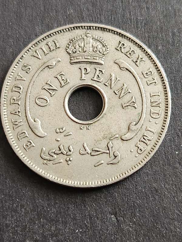 British West Africa One Penny 1936 -as per photograph
