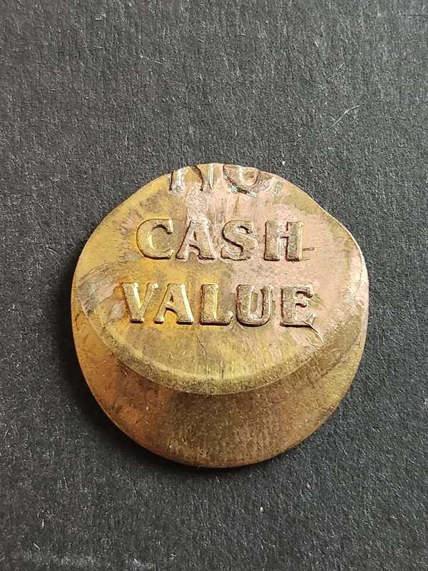 Gold Reef City Misstruck Token No Cash Value - as per photograph