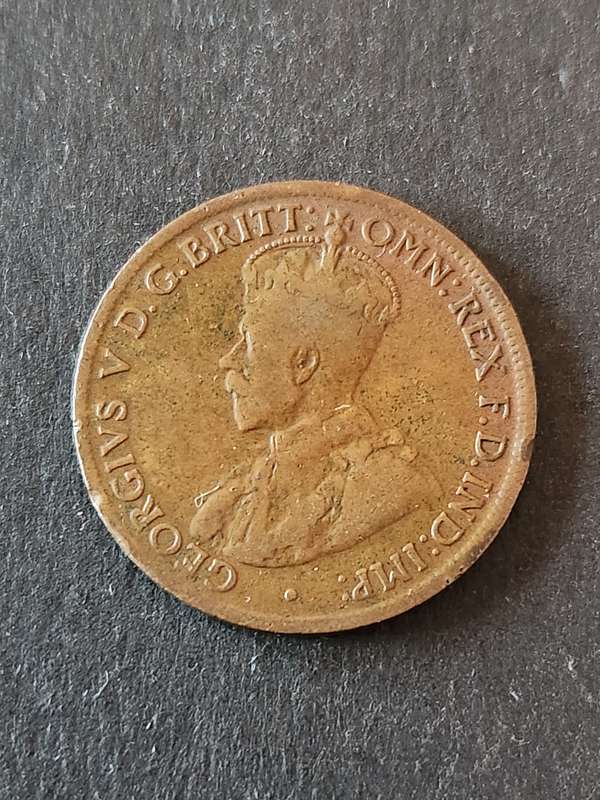 Commonwealth of Australia One Half Penny 1921 - as per photograph