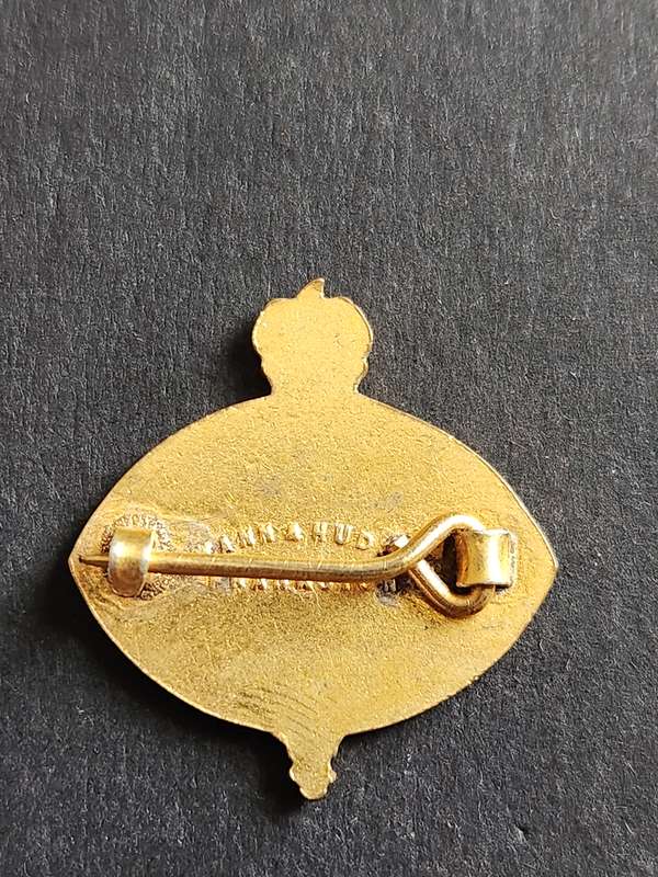 Enamel Blinded Soilders Bowling Club Victoria Pin Badge- as per photograph