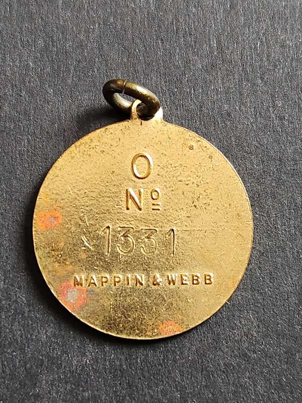 Enameled Witwatersrand Agricultural Badge 1960 no. 1331 (Mappin & Webb) - as per photograph