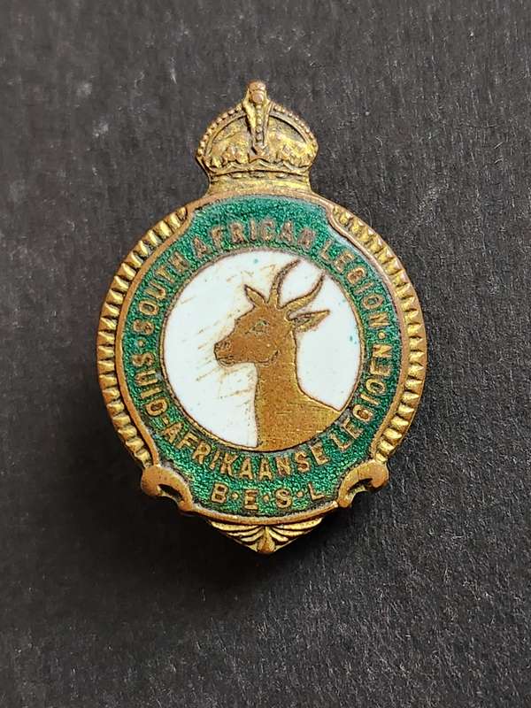 SA Legion Lapel Badge - as per photograph
