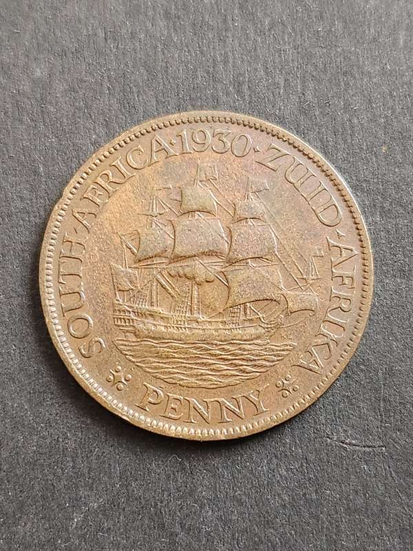 Union Penny 1930 (Filler coin) - as per photograph