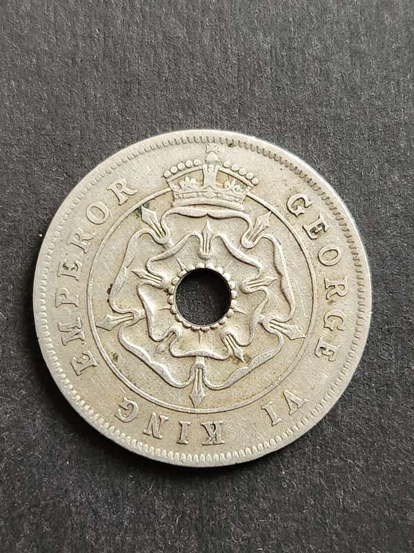 Southern Rhodesia One Penny 1937 - as per photograph