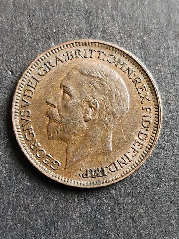 UK Farthing 1934 - as per photograph