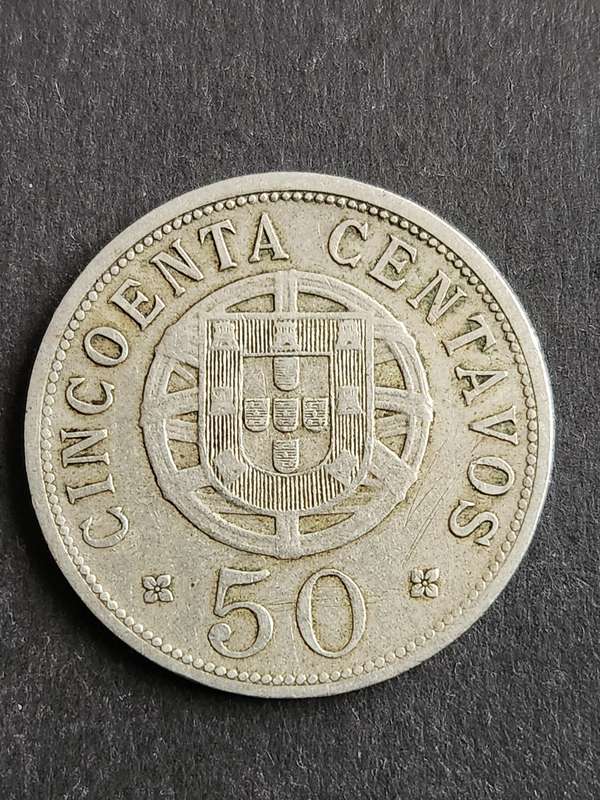 Republica Portuguesa Angola 50 Centavos 1928 - as per photograph