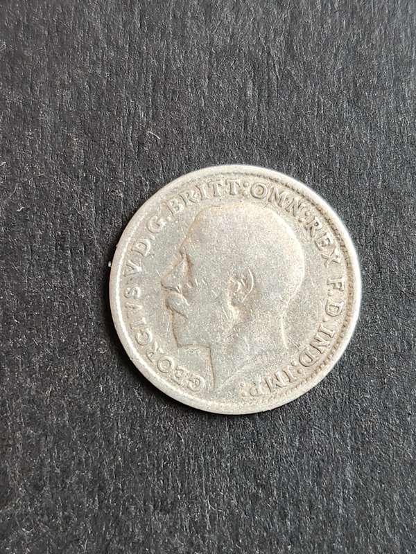UK Threepence 1917 - as per photograph