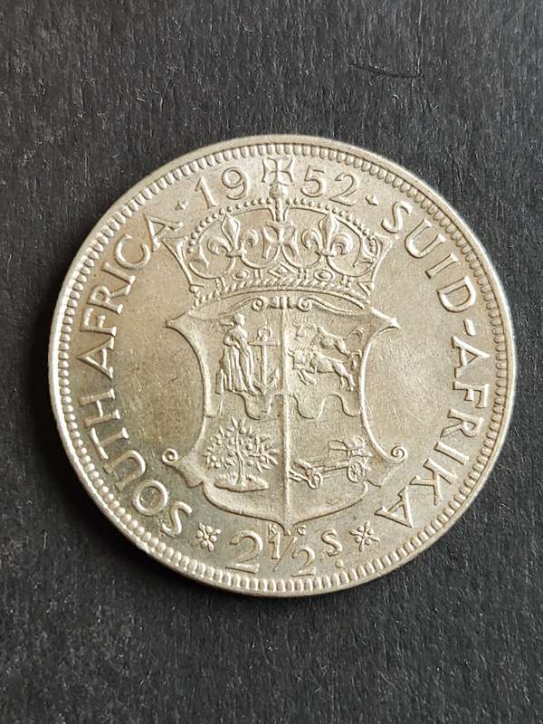 Union 2 1/2 Shillings 1953 - as per photograph