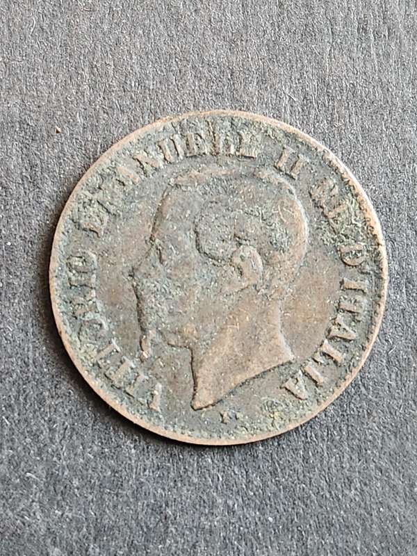 Italy 2 Centesimi 1867 - as per photograph
