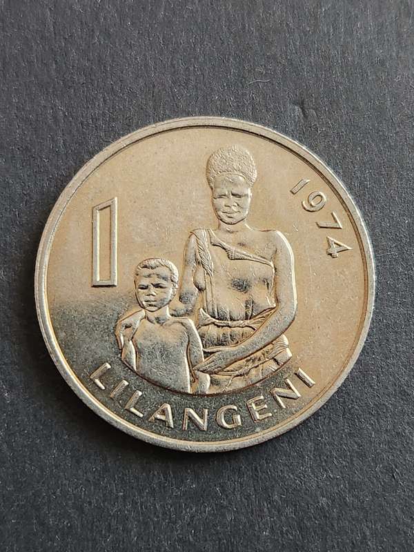 Swaziland One Lilangeni 1974 (very nice condition)- as per photograph