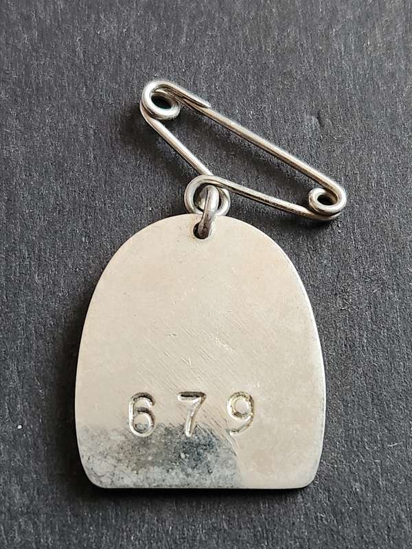 Pietermaritzburg Turf Club Badge no. 679 - as per photograph
