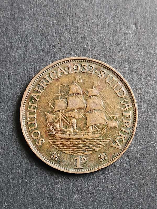 Union One Penny 1932 - as per photograph