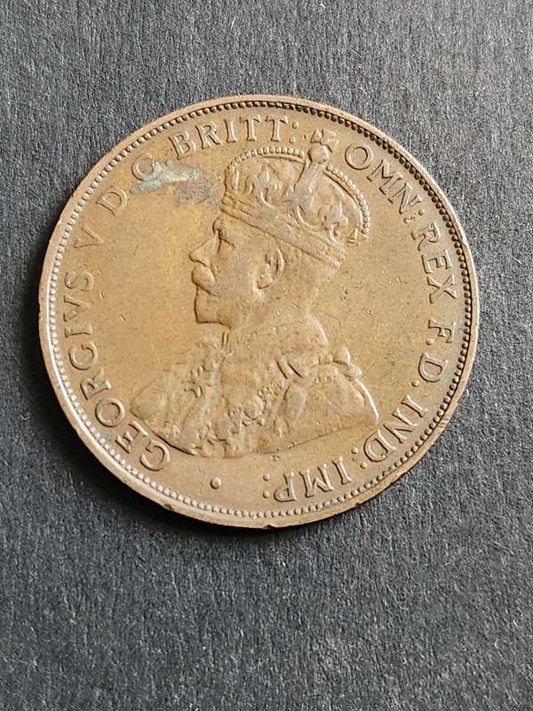 Commonwealth of Australia One Penny 1936 - as per photograph