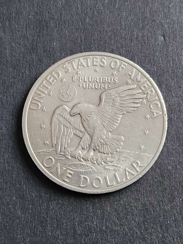 USA Eisenhower One Dollar 1971D - as per photograph