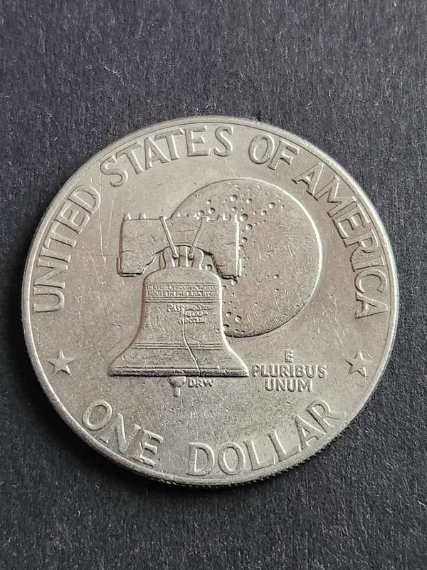 USA Eisenhower One Dollar 1976D - as per photograph