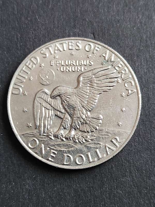 USA Eisenhower One Dollar 1977 - as per photograph