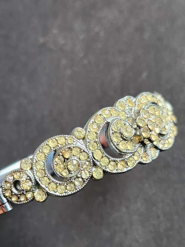 Art Decor Costume Jewellery Bracelet (2 missing stones) - as per photograph