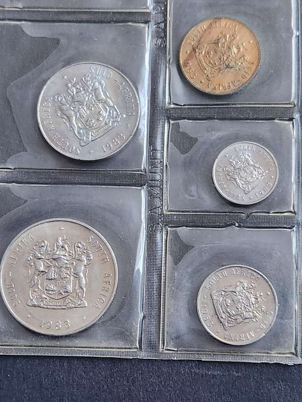 SA Mint Pack 1983 - as per photograph