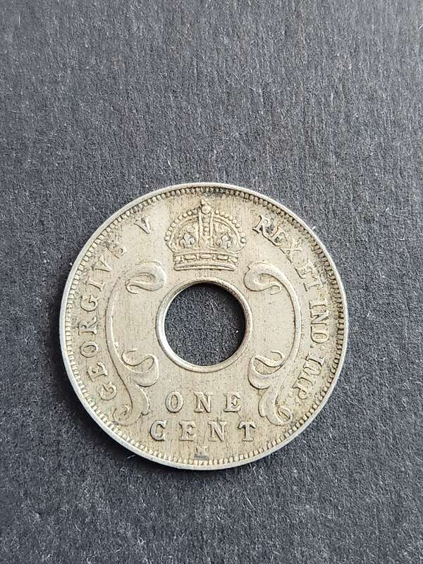 East Africa and Uganda Protectorates One Cent 1912 - as per photograph