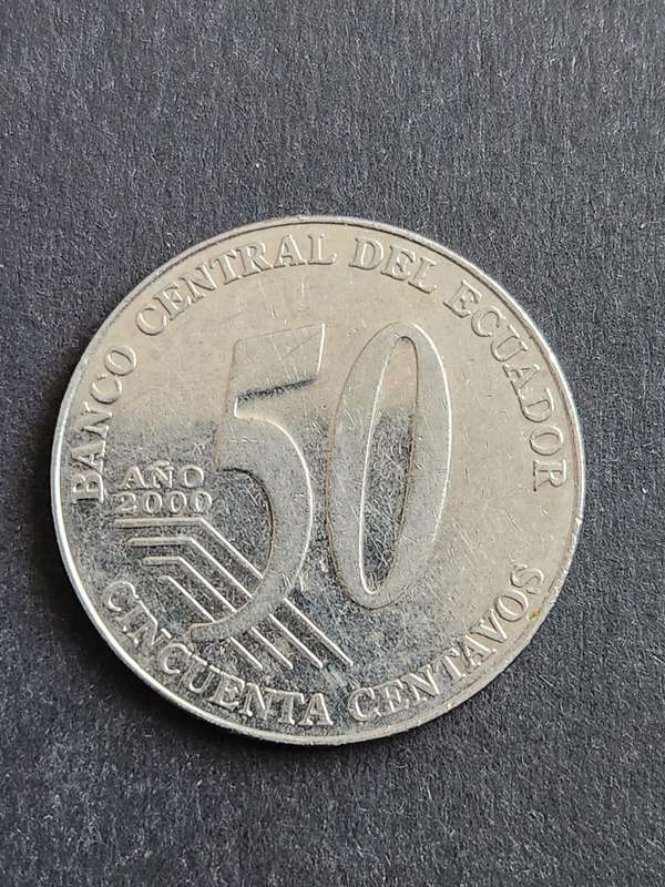 Ecuador 50 Centavos 2000 - as per photograph