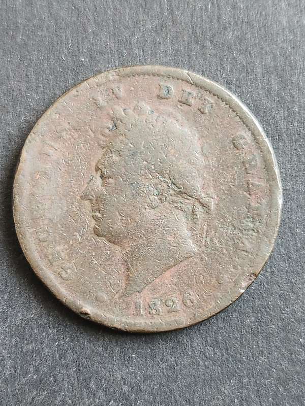 George IV Penny 1826 - as per photograph