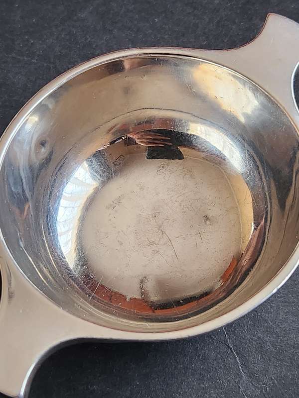 Antique Scottish Silver Quaich Maker Brook & Sons Edinburgh (Scottish Hallmarks) 97.4g