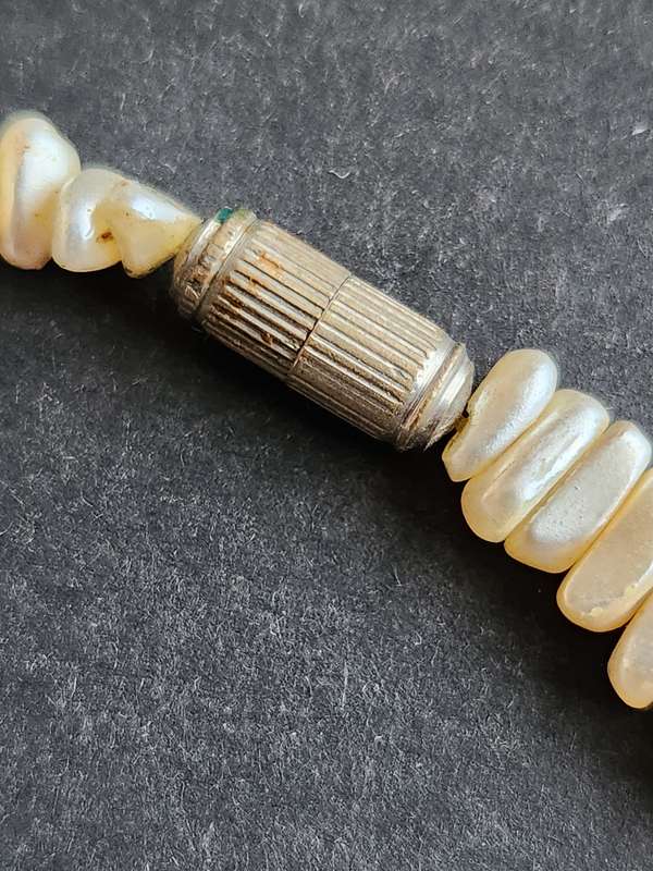 Vintage 3 Strand Pearl Necklace - as per photograph