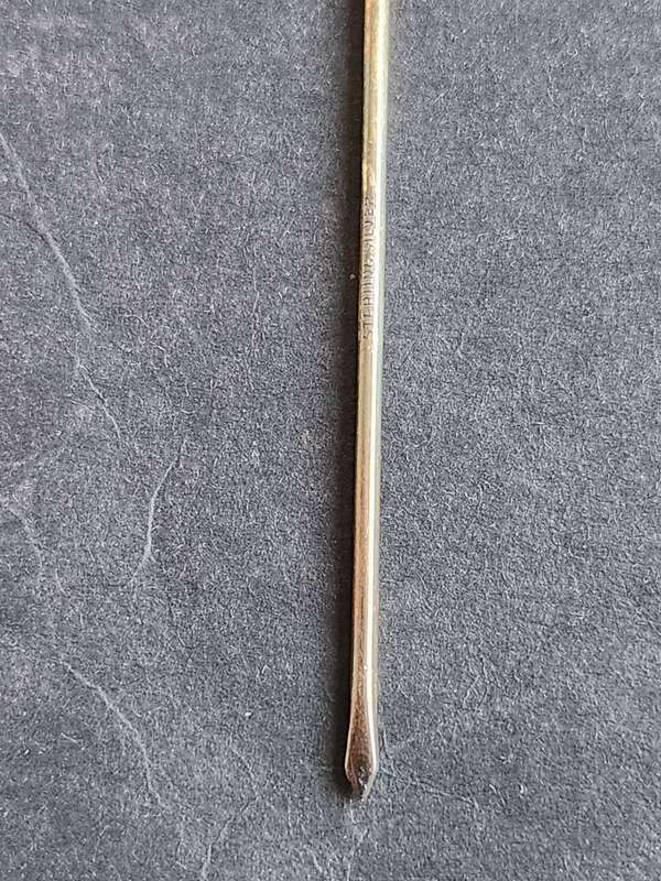 Art Deco Rooster Enamel Cocktail Pick Measure - as per photograph