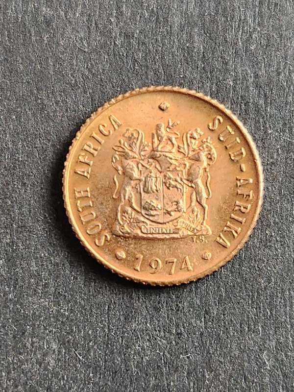 Republic 1/2 Cents 1974 Proof - as per photograph